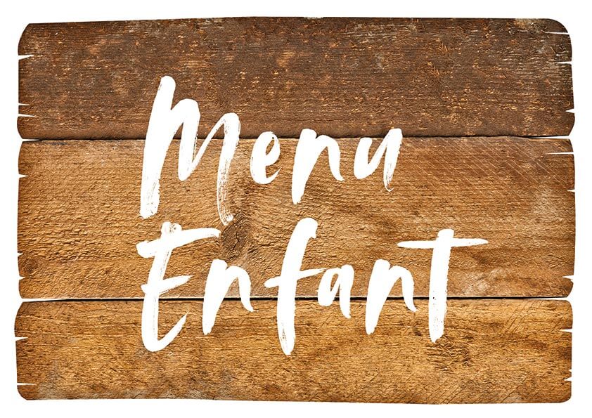 Menu enfant du Restaurant l'Etable à Strasbourg